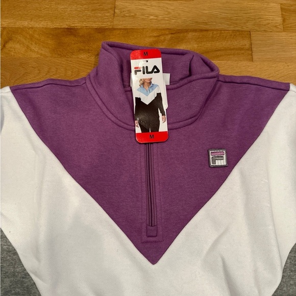 Fila nwt ladies 1/4 zip fleece pullover - Picture 2 of 5